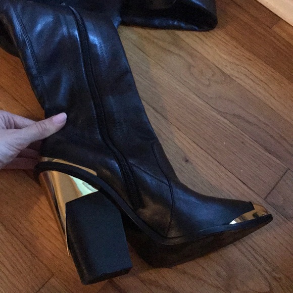 Versace over the knee boots - Picture 6 of 8